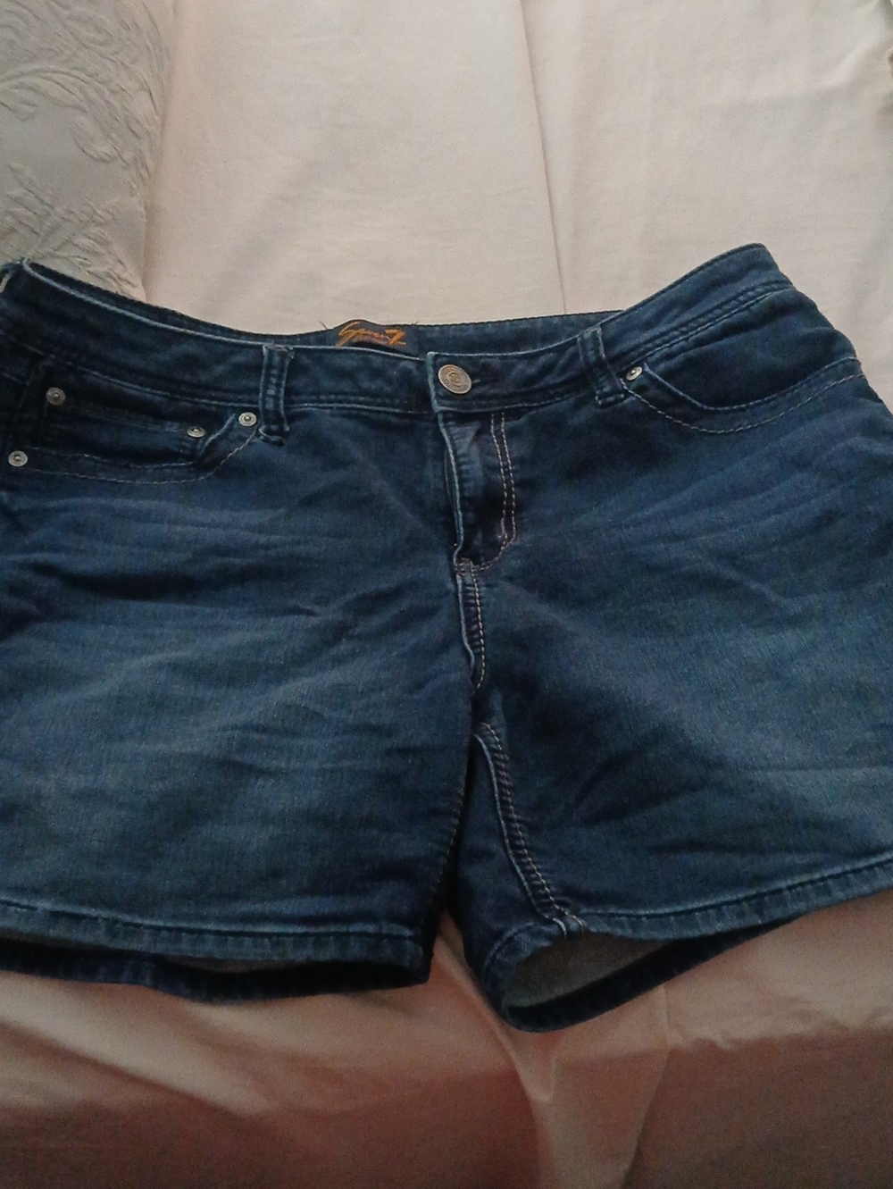 Womens Seven 7 Denim Jean Shorts Sz 16